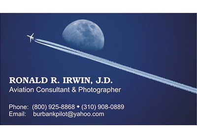 Ron Irwin Nashville Business Card Design