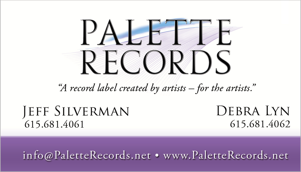 Palette Records, Mt. Juliet / Nashville Business Card