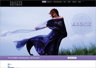 Palette Records – Mt. Juliet, TN Website Design