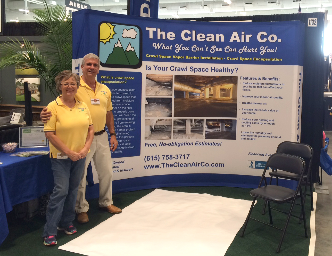 Clean Air Co. Trade Show Display