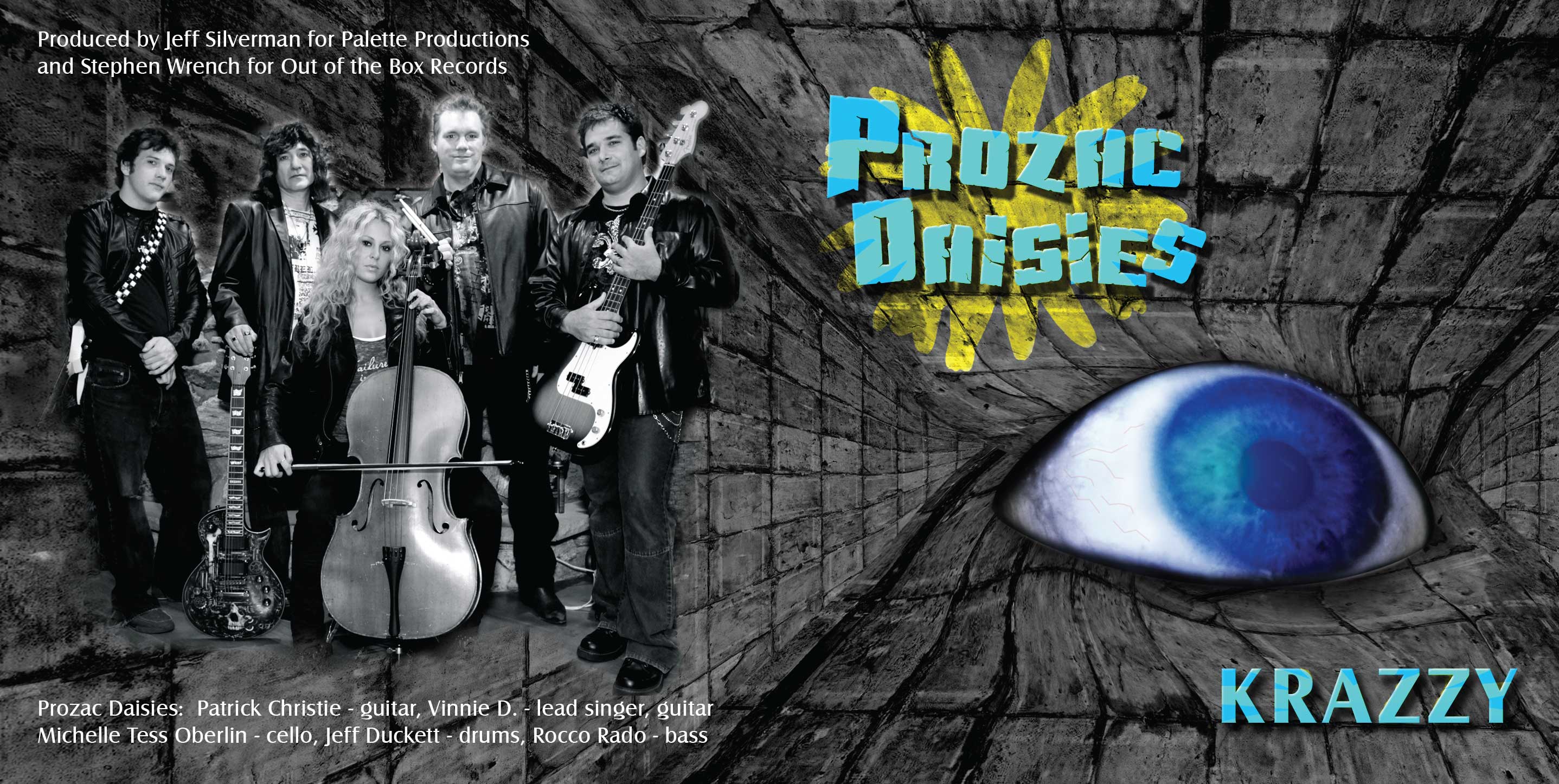 Prozac Daisies - Krazzy - Outside Cover - Nashville-Mt. Juliet CD Design