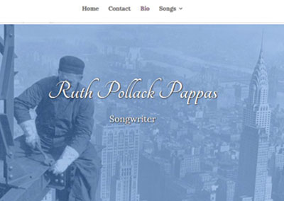 Ruth Pollack Pappas-Songwriter Website